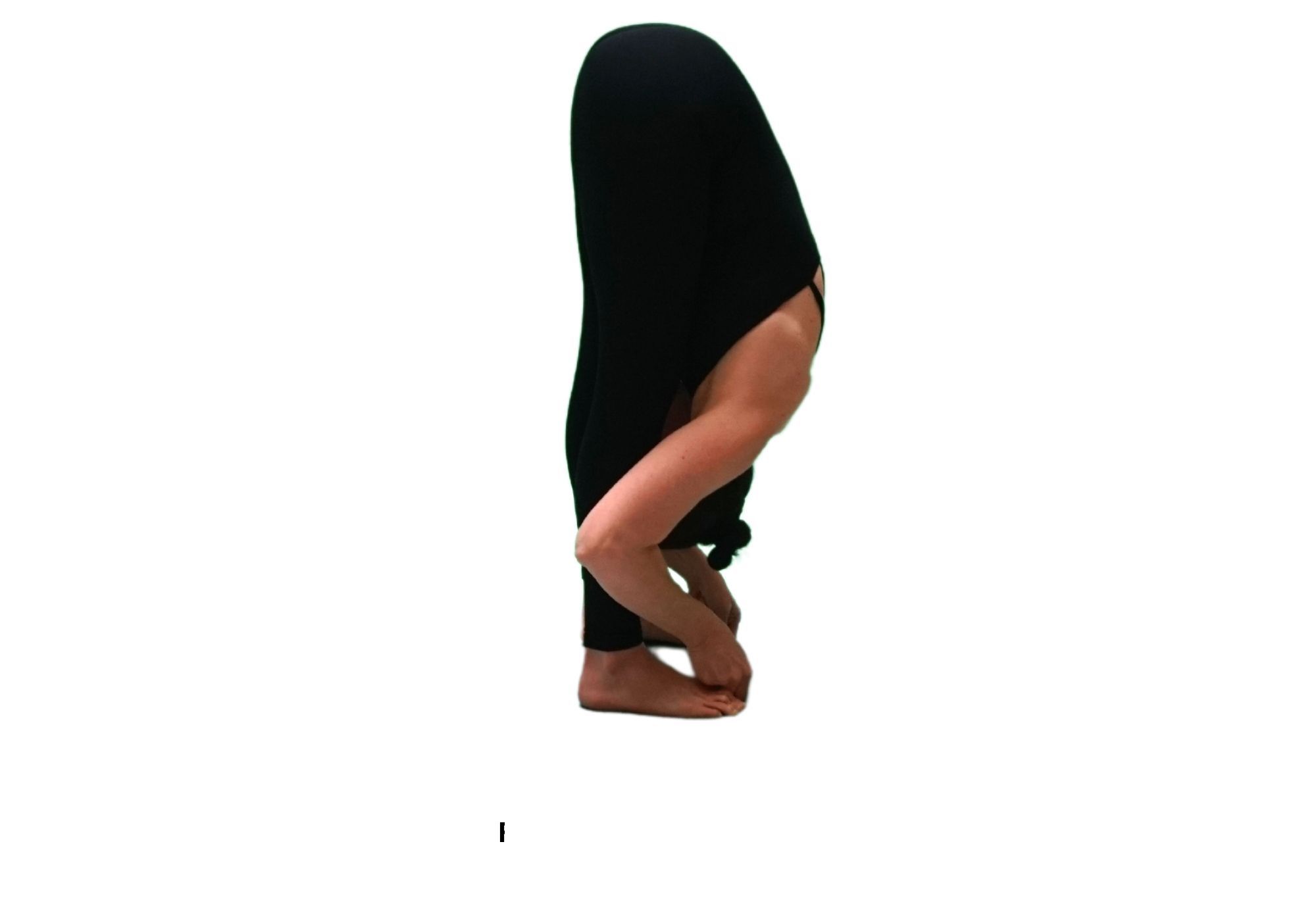 Posture de yoga : padangusthasana - flexion vers l'avant